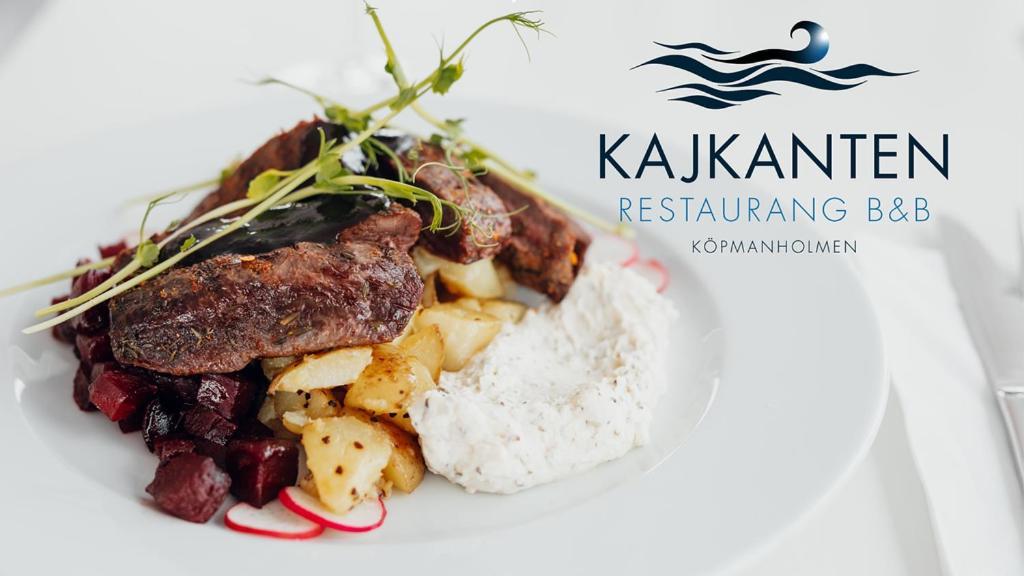 Kajkanten Restaurang B&B Kopmanholmen Exteriér fotografie